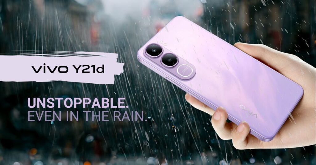vivo Y21d: Toughest smartphone for rainy days 87 vivo Y21d Durability 1