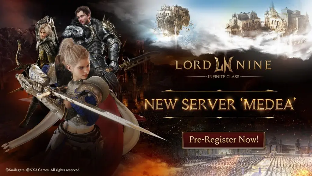 Smilegate opens Medea, new Lordnine: Infinite Class server 85 704