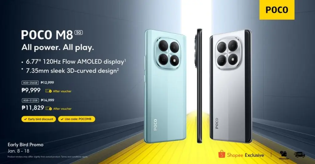 POCO M8, M8 Pro launched in the Philippines, priced 87 POCOM8 KV1 1