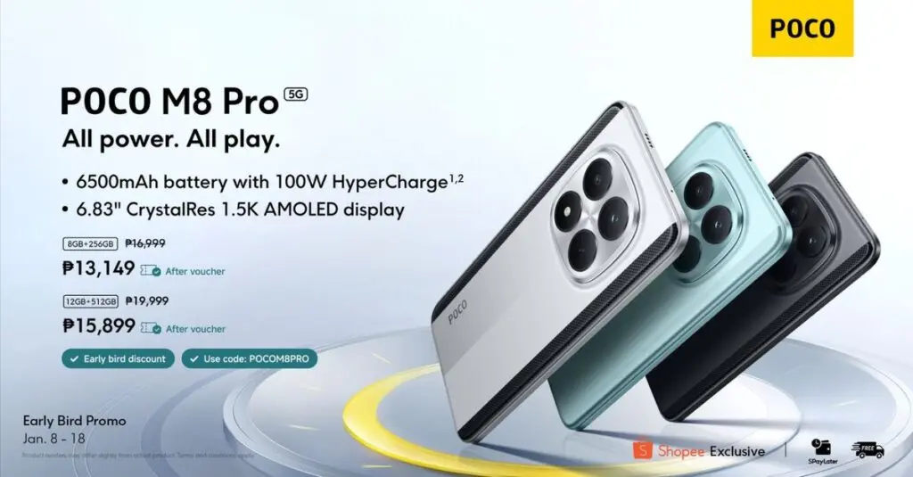 POCO M8, M8 Pro launched in the Philippines, priced 86 POCOM8 KV2 1