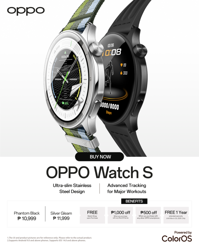 OPPO Launches Pad 5 and Watch S in the Philippines Alongside Reno15 Series 5G 88 6 9