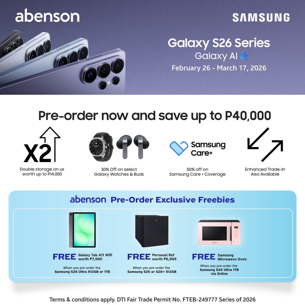Abenson Adds Exclusive Freebies to Samsung Galaxy S26 Series Preorders in the Philippines 88 628973573 970701295623584 4697272387593335042 n