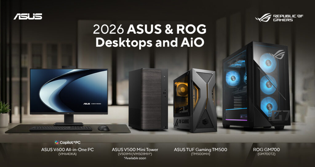 ASUS Announces 2026 All in One PCs and Desktops in the Philippines Priced