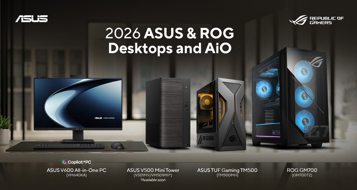 ASUS Announces 2026 All in One PCs and Desktops in the Philippines Priced