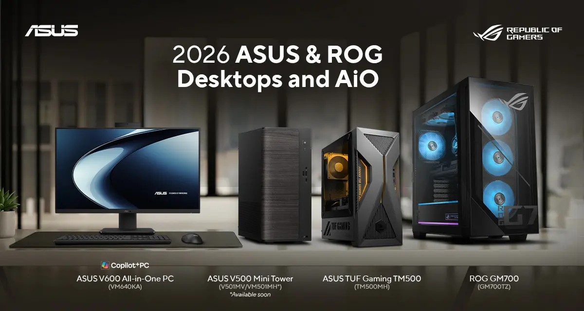 ASUS Announces 2026 All in One PCs and Desktops in the Philippines Priced