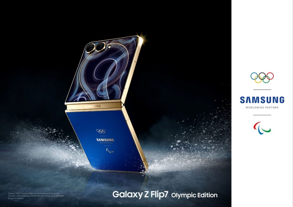 Samsung Mobile Galaxy Z Flip7 Olympic Edition Milano Cortina 2026