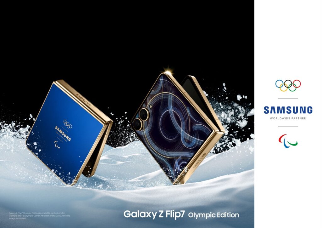 Samsung Mobile Galaxy Z Flip7 Olympic Edition Milano Cortina 2026 2