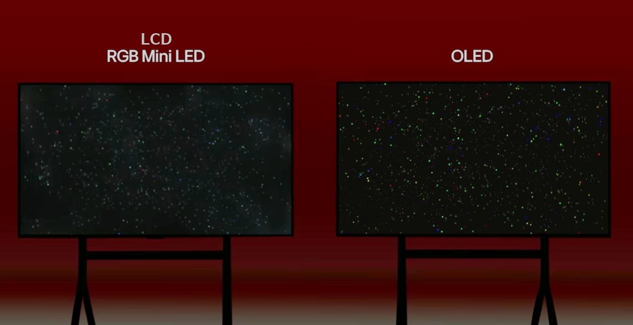 LG Display OLED earns 100% dimming consistency verification 86 참고 사진2 OLED 픽셀 디밍 비교