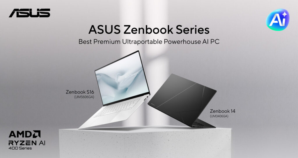 ASUS PH Launches Zenbook S16 and Zenbook 14 with AMD Ryzen AI 400