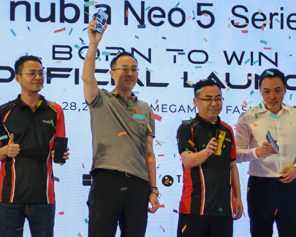 Here's ZTE's plans for nubia Neo 5 series updates and Demi AI 86 nubia philippines executivesd1