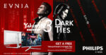 PR BANNER PHILIPS EVNIA X SEGA YAKUZA KIWAMI 3 DARK TIES 1