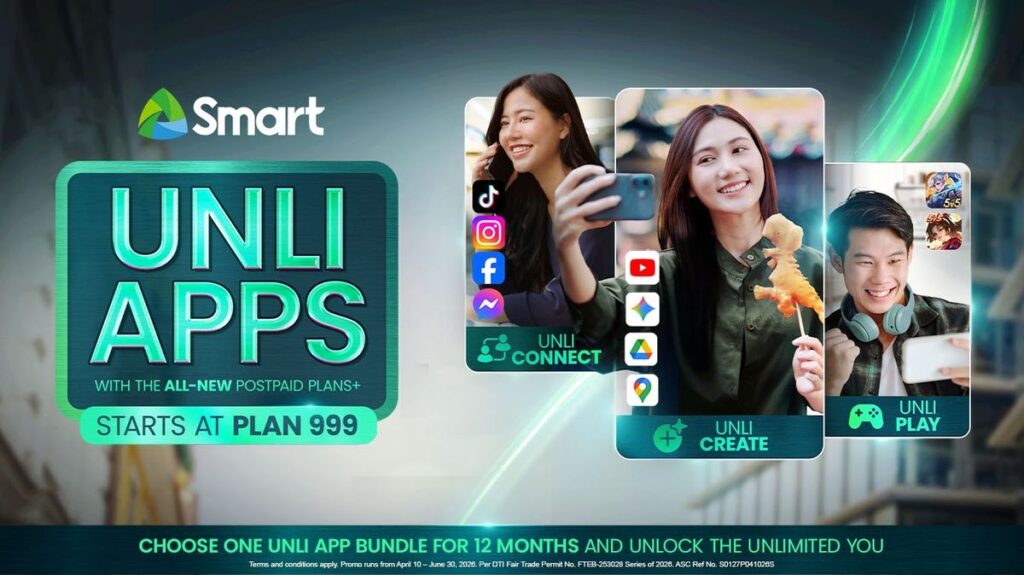 smart postpaid plans plus 2026 unli apps 2