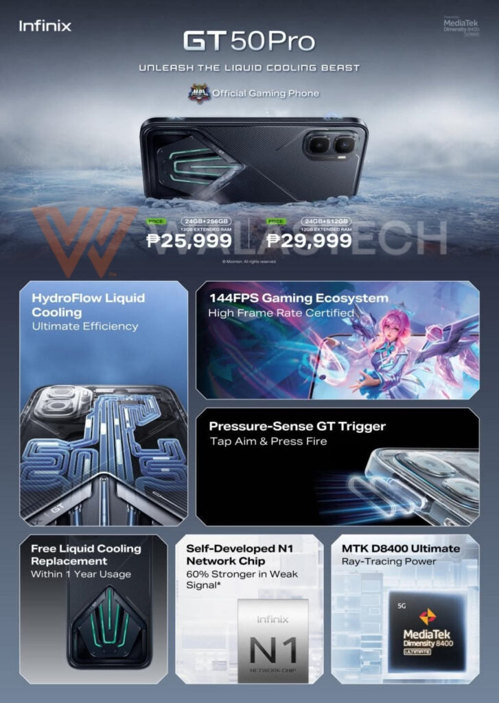 Infinix GT 50 Pro Now Coming to the Philippines, Priced 86 38249