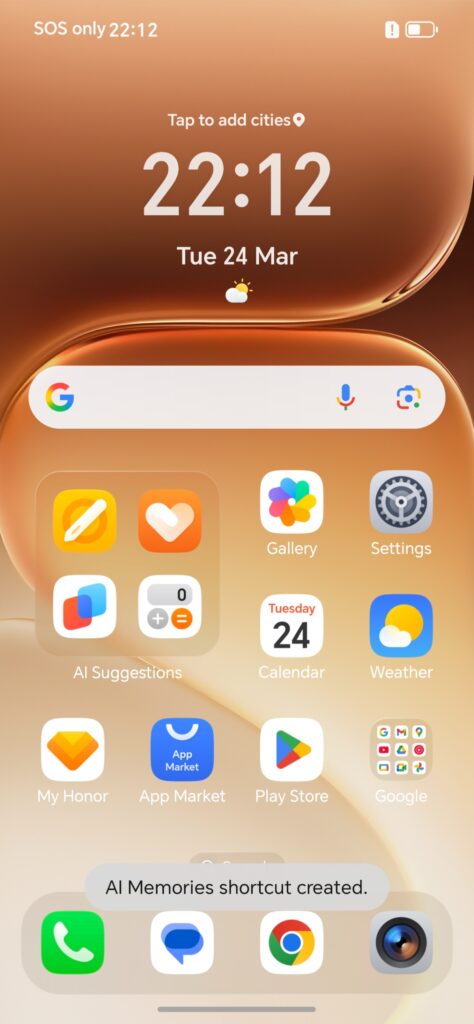 Screenshot 20260324 221231 com hihonor android launcher UniHomeLauncher