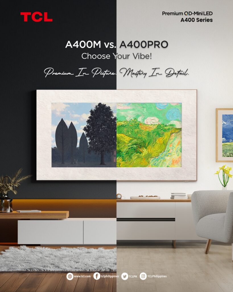 TCL launches A400 lifestyle TV series in the Philippines 90 IG A400M vs A400PRO