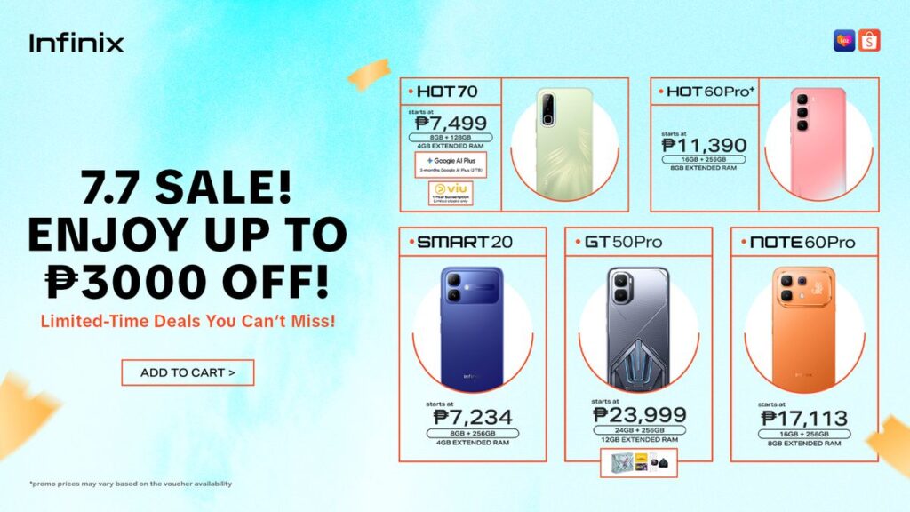 Infinix 7.7 Sale Brings Big Discounts and a Chance to Win VIP Concert Tickets 86 2 13 1