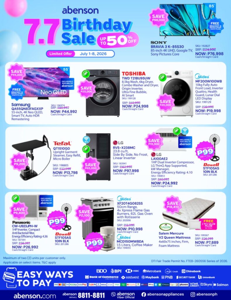 Birthday Sale 7.7