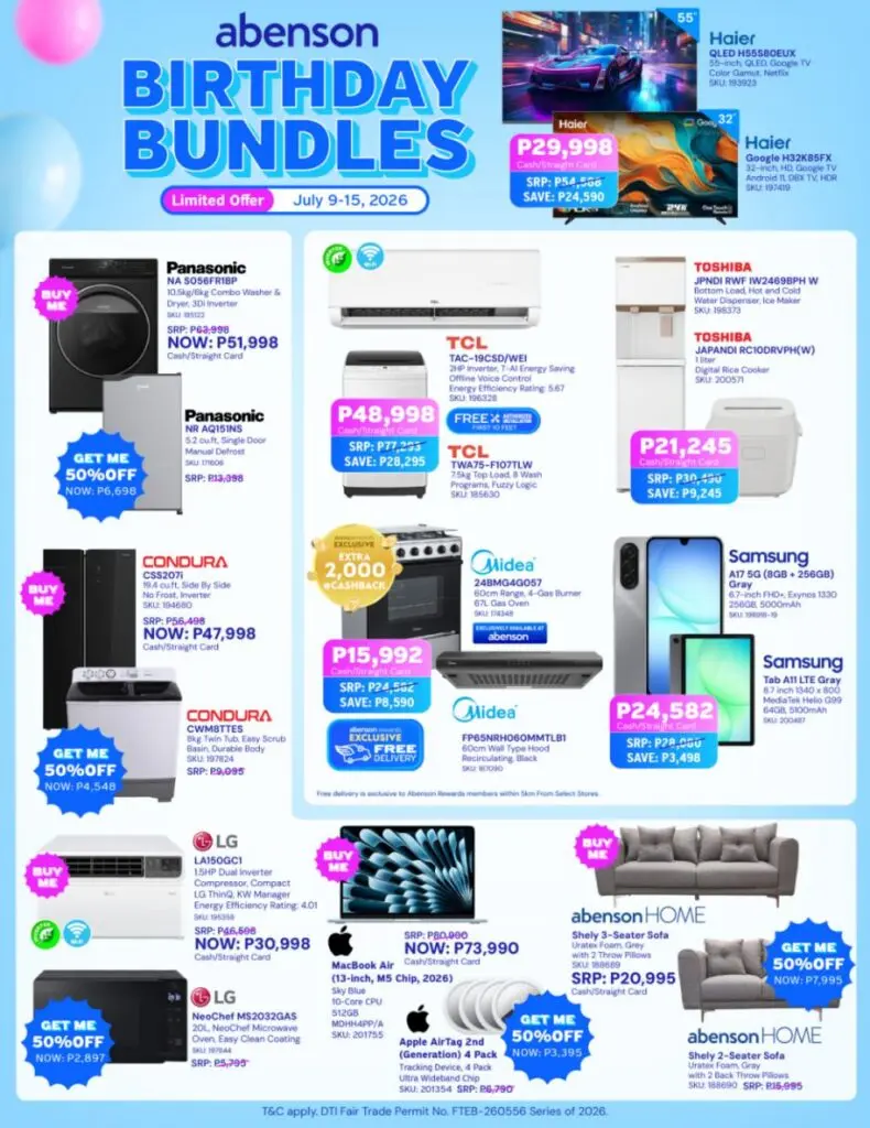 Month-Long Deals on Abenson Birthday Sale 88 Birthday Sale Bundles