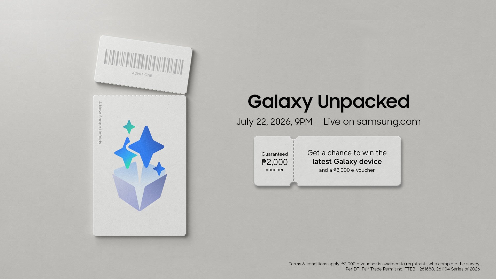 Samsung confirms Galaxy Unpacked 2026 with next-generation Galaxy AI devices 89 Handraiser PR KV 1