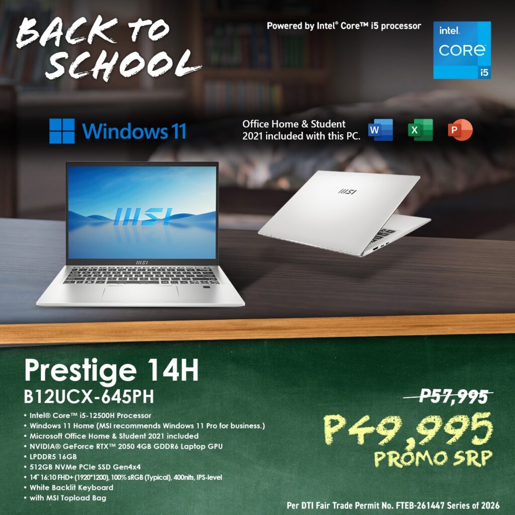 MSI Back-to-School Promo: Big Savings, E-Vouchers Worth Up to PHP 5,000 86 image 15