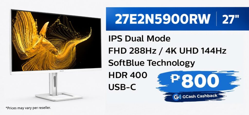 Philips Back to School 2026 Promo: Up to Php 1,500 GCash Cashback on Monitors 88 image 9