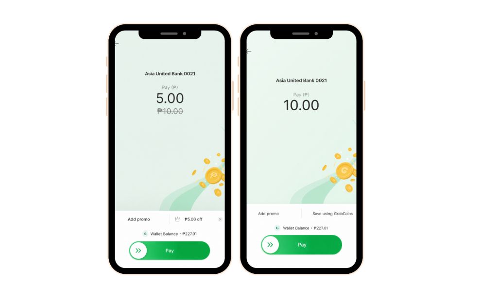GrabCoins when paying via GrabPay QR