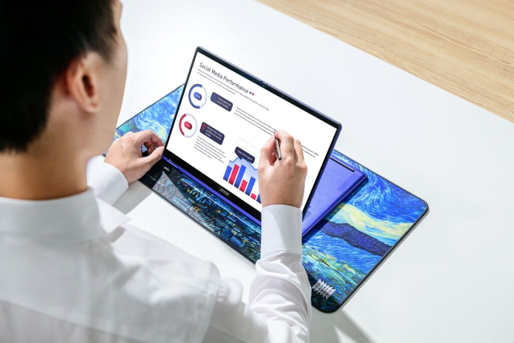 MSI Prestige 14 Flip AI+ Vincent van Gogh Edition: When a Laptop Becomes a Piece of Art 92 image