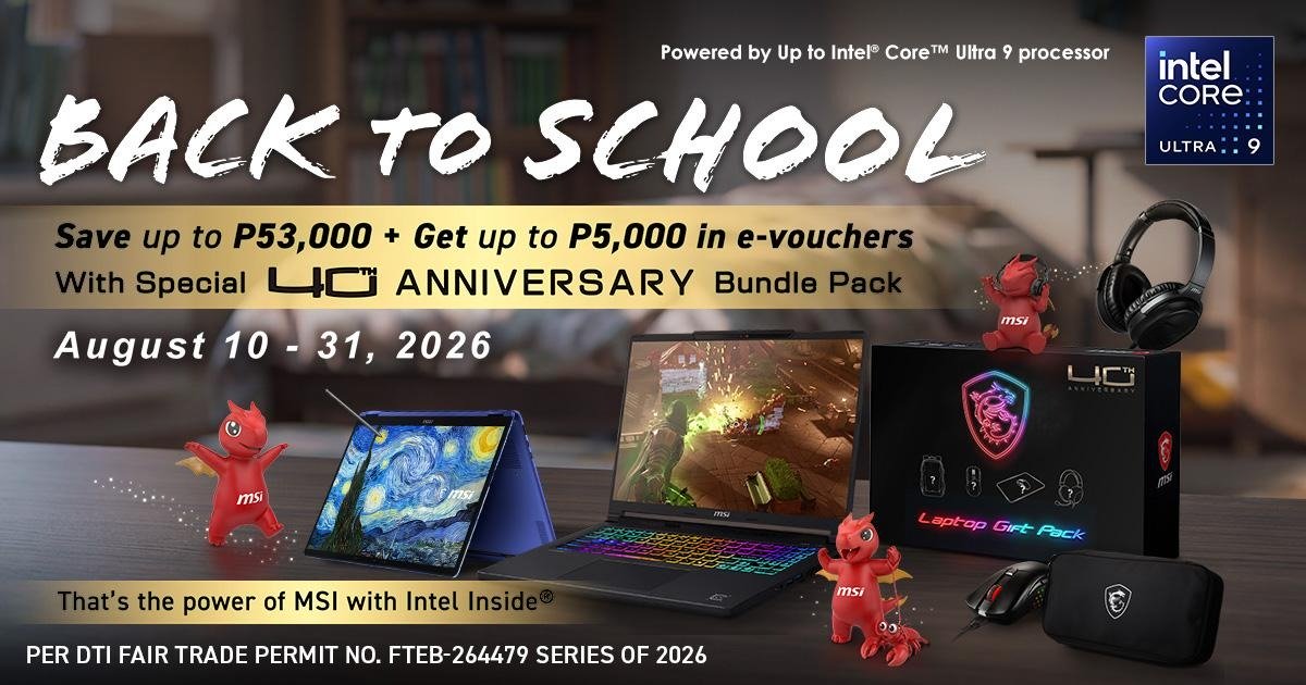 Back to School, Back to Better: Save Up to Php 53,000 on MSI Laptops 90 image 16