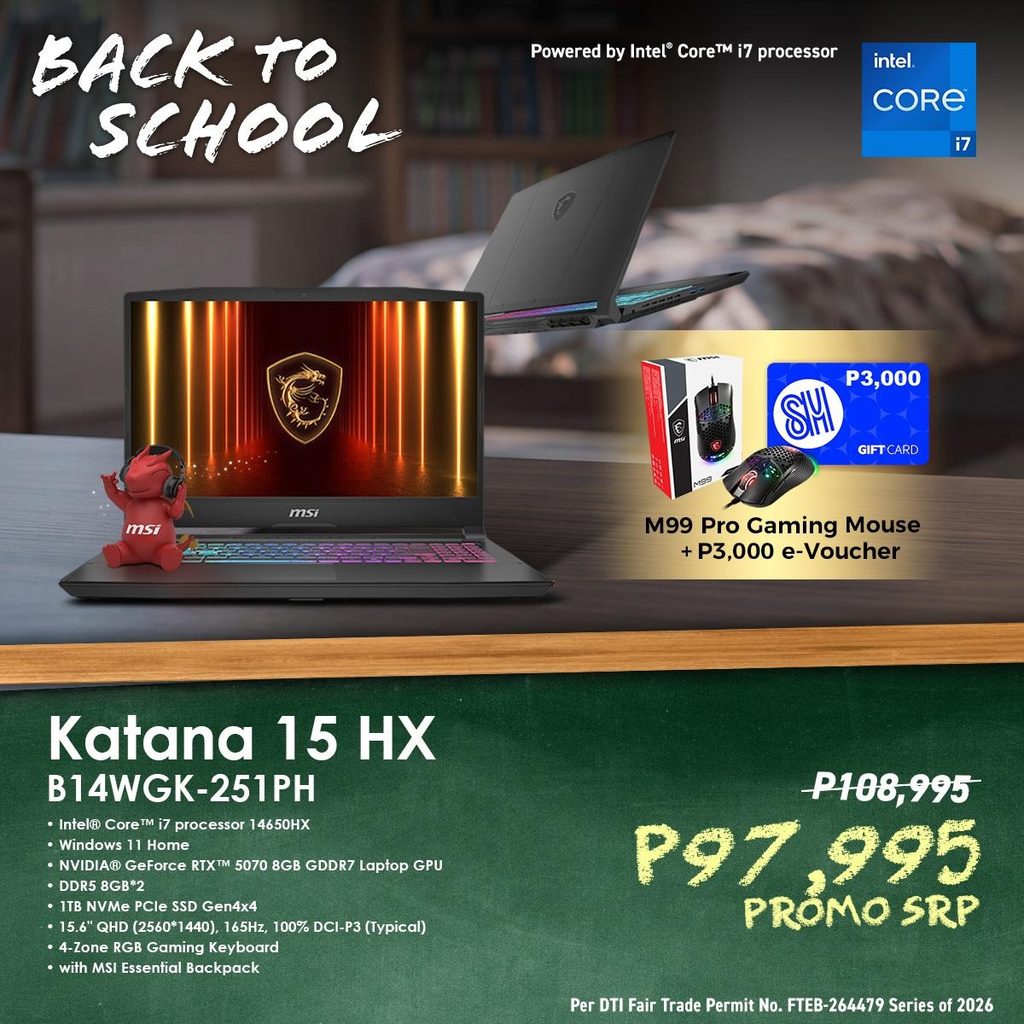 Back to School, Back to Better: Save Up to Php 53,000 on MSI Laptops 89 image 17