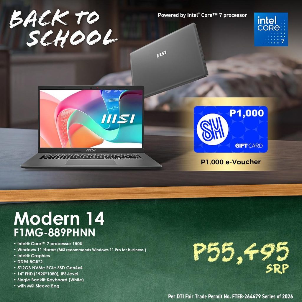 Back to School, Back to Better: Save Up to Php 53,000 on MSI Laptops 86 image 18