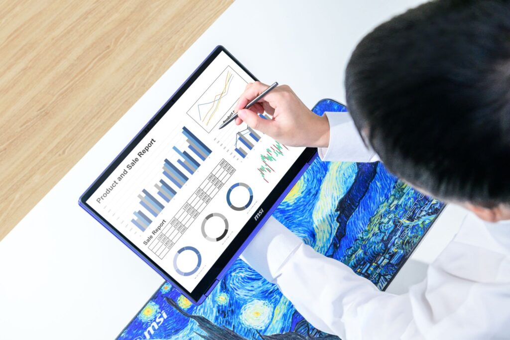 MSI Prestige 14 Flip AI+ Vincent van Gogh Edition: When a Laptop Becomes a Piece of Art 91 image 3