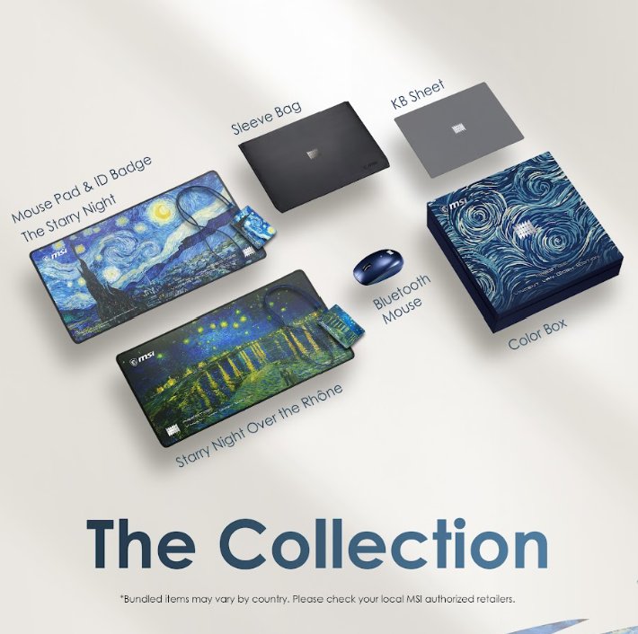 MSI Prestige 14 Flip AI+ Vincent van Gogh Edition: When a Laptop Becomes a Piece of Art 97 image