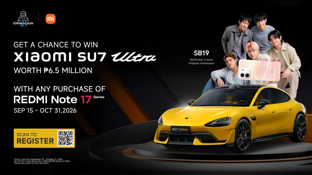 Buy a REDMI Note 17 Series Phone, and You Could Win a Xiaomi SU7 Ultra 85 Banner updated 2133x1200
