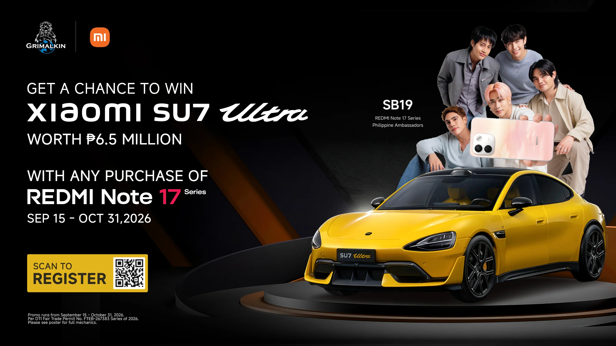 Buy a REDMI Note 17 Series Phone, and You Could Win a Xiaomi SU7 Ultra 97