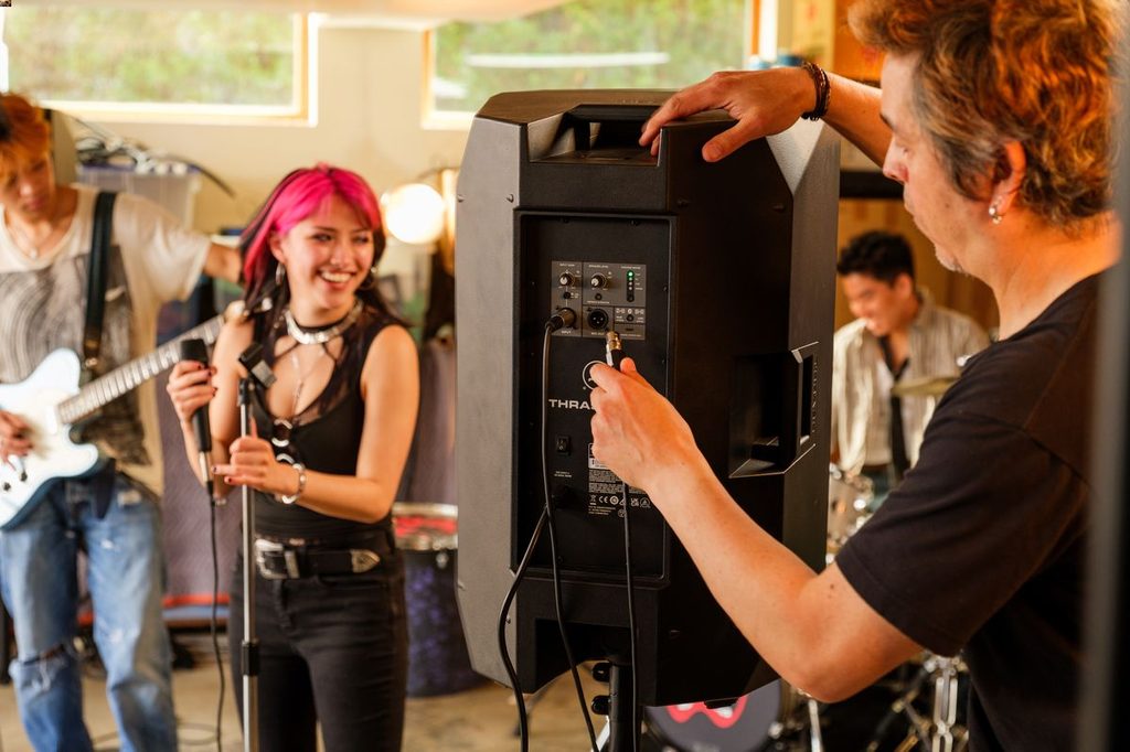 Mackie launches Thrashv2 powered PA speakers with 1300W Class-D amplification 86 Mackie Thrashv2 Garage Band Dad Ortho 1