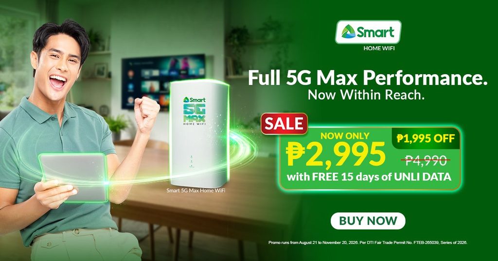 Smart 5G Max Home WiFi Gets a Big, Limited-Time Discount 85 Smart5GMax1 1