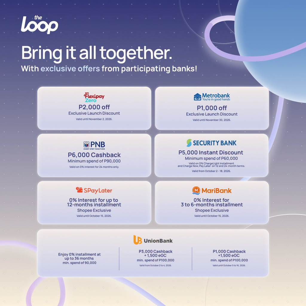 The Loop iPhone 18 Pro midnight launch deals: Up to PHP 92K in freebies and deals 87 The Loop x iPhone 18 Pro Payment terms and partners